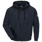 Picture of Bulwark® SEH4 Men's Fleece FR Zip-Front Hooded Sweatshirt