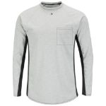 Picture of Bulwark® MPS8 Men's FR Long Sleeve Base Layer with Concealed Chest Pocket