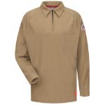 Picture of Bulwark® QT12KH iQ Series® Comfort Knit Men's FR Long Sleeve Polo