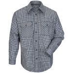 Picture of Bulwark® SLD6 Men's Lightweight FR Plaid Uniform Shirt