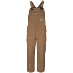 Picture of Bulwark® BLF6 Men's Heavyweight FR Brown Duck Bib Overall with Knee Zip