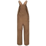 Picture of Bulwark® BLF6 Men's Heavyweight FR Brown Duck Bib Overall with Knee Zip