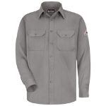 Picture of Bulwark® SMU4GY Men's Lightweight FR Uniform Shirt