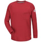 Picture of Bulwark® QT32RD iQ Series® Comfort Knit Men's FR Long Sleeve T-Shirt