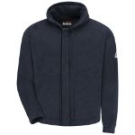 Picture of Bulwark® SMH6 Men's Fleece FR Zip-Front Hooded Sweatshirt