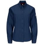 Picture of Bulwark® QS41NV iQ Series® Endurance Collection Women's FR Long Sleeve Shirt