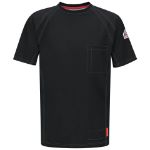 Picture of Bulwark® QT30BK iQ Series® Comfort Knit Men's FR Short Sleeve T-Shirt