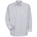 Picture of Red Kap® SP10 Men's Long Sleeve Industrial Striped Work Shirt