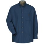 Picture of Red Kap® SC74 Men's Long Sleeve Cotton Contrast Dress Shirt