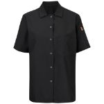 Picture of Red Kap® 501XBK Women's Short Sleeve Cook Shirt with OilBlok + MIMIX™