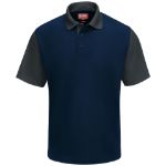 Picture of Red Kap® SK56NC Men's Short Sleeve Performance Knit® Color-Block Polo