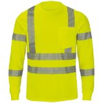 Picture of Red Kap® SVY3 Long Sleeve Hi-Visibility T-Shirt, Type R Class 3