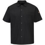 Picture of Red Kap® 502XBK Men's Short Sleeve Cook Shirt with OilBlok + MIMIX™