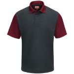 Picture of Red Kap® SK56CU Men's Short Sleeve Performance Knit® Color-Block Polo