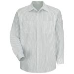 Picture of Red Kap® SP10GW Men's Long Sleeve Industrial Striped Work Shirt