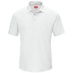 Picture of Red Kap® SK74WH Men's Short Sleeve Performance Knit® Gripper-Front Polo