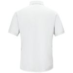 Picture of Red Kap® SK74WH Men's Short Sleeve Performance Knit® Gripper-Front Polo