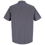 Picture of Red Kap® SP24KN Men's Short Sleeve Industrial Stripe Work Shirt