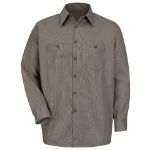 Picture of Red Kap® SP10KB Men's Long Sleeve Microcheck Uniform Shirt