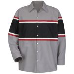 Picture of Red Kap® SP14-GM Men's Long Sleeve Technician Shirt