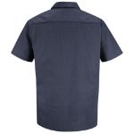 Picture of Red Kap® SP24GB Men's Short Sleeve Geometric Microcheck Work Shirt