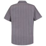 Picture of Red Kap® SP24CR Men's Short Sleeve Industrial Stripe Work Shirt