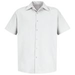 Picture of Red Kap® SP26WH Men's Short Sleeve Specialized Pocketless Work Shirt