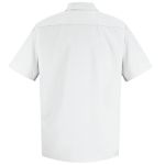 Picture of Red Kap® SP26WH Men's Short Sleeve Specialized Pocketless Work Shirt