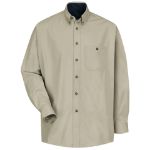 Picture of Red Kap® SC74ST Men's Long Sleeve Cotton Contrast Dress Shirt