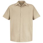 Picture of Red Kap® SP26LT Men's Short Sleeve Specialized Pocketless Work Shirt