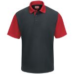 Picture of Red Kap® SK56CR Men's Short Sleeve Performance Knit® Color-Block Polo