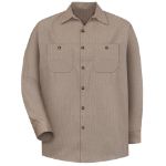 Picture of Red Kap® SP14KB Men's Long Sleeve Geometric Microcheck Work Shirt