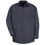 Picture of Red Kap® SP14GB Men's Long Sleeve Geometric Microcheck Work Shirt