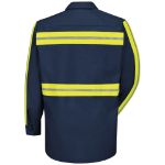 Picture of Red Kap® SP14EN Long Sleeve Enhanced Visibility Industrial Work Shirt