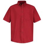 Picture of Red Kap® SP80RD Men's Short Sleeve Poplin Dress Shirt