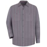 Picture of Red Kap® SP14CR Men's Long Sleeve Industrial Stripe Work Shirt