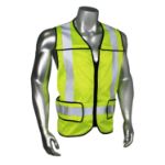 Picture of Radians LHV-5-PC-ZR-EMS EMS Safety Vest - Sheriff - Black Trim - Green - Size 2X-4X