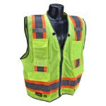 Picture of Radians SV6H Type R Class 2 Heavy Duty Two Tone Mesh Surveyor Vest with Solid Pockets