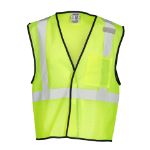 Picture of Kishigo 1193 Single Pocket Hook & Loop Mesh Vest - Economy