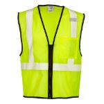 Picture of Kishigo 1519 Single Pocket Zipper Mesh Vest - Economy