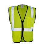 Picture of Kishigo 1537 Double Pocket Zipper Mesh Vest - Economy