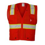 Picture of Kishigo B103 Enhanced Visibility Series Multi Pocket Mesh Vest