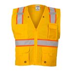 Picture of Kishigo B106 Enhanced Visibility Series Multi Pocket Mesh Vest