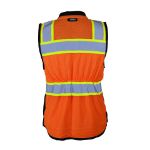 Picture of Kishigo S5022 Premium Black Series Women's Heavy Duty Surveyors Vest